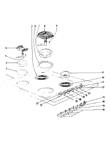 Cook Top Section parts for Kenmore Range 101.9336441 (1019336441, 101 9336441) from AppliancePartsPros.com