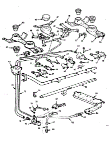 Burner Section parts for Kenmore Range 103.7384004 (1037384004, 103 7384004) from AppliancePartsPros.com