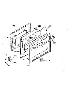 Door parts for Kenmore Range 103.3248290 (1033248290, 103 3248290) from AppliancePartsPros.com