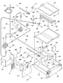 Broiler And Oven Burner Section parts for Kenmore Range 911.3678855 (9113678855, 911 3678855) from AppliancePartsPros.com