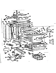 Lower Oven And Burner Section parts for Kenmore Range 103.7886650 (1037886650, 103 7886650) from AppliancePartsPros.com