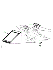 Main Top Section parts for Kenmore Range 103.7177020 (1037177020, 103 7177020) from AppliancePartsPros.com
