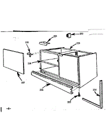Base Cabinet No. 96654 parts for Kenmore Range 103.794620 (103794620, 103 794620) from AppliancePartsPros.com
