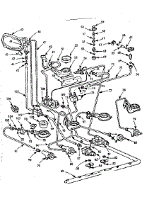 Burner Section parts for Kenmore Range 103.794620 (103794620, 103 794620) from AppliancePartsPros.com