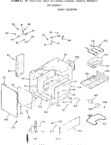 Body Section parts for Kenmore Range 911.9308211 (9119308211, 911 9308211) from AppliancePartsPros.com