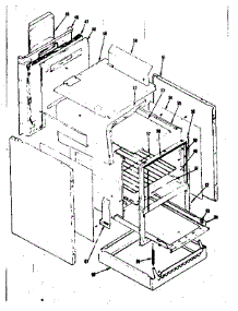 Body Section parts for Kenmore Range 119.7087020 (1197087020, 119 7087020) from AppliancePartsPros.com