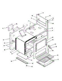 Body parts for Kenmore Range 119.7048510 (1197048510, 119 7048510) from AppliancePartsPros.com