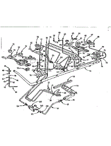 Burner Section parts for Kenmore Range 103.776610 (103776610, 103 776610) from AppliancePartsPros.com