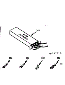 Wire Harness & Components parts for Kenmore Range 103.9357510 (1039357510, 103 9357510) from AppliancePartsPros.com
