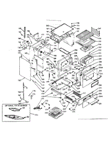 Body Section parts for Kenmore Range 103.7426643 (1037426643, 103 7426643) from AppliancePartsPros.com