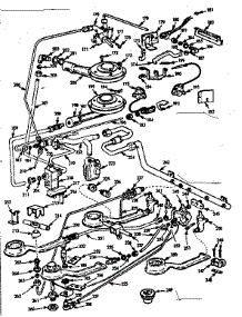 Upper Burner Section parts for Kenmore Range 103.7885504 (1037885504, 103 7885504) from AppliancePartsPros.com
