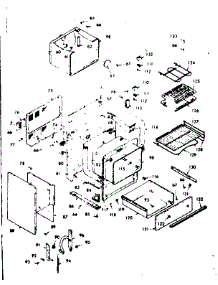 Body Section parts for Kenmore Range 103.9337322 (1039337322, 103 9337322) from AppliancePartsPros.com
