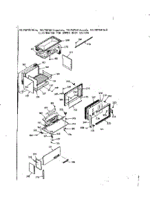 Upper Body Section parts for Kenmore Range 103.7827540 (1037827540, 103 7827540) from AppliancePartsPros.com