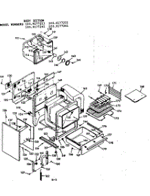 Body Section parts for Kenmore Range 103.9177241 (1039177241, 103 9177241) from AppliancePartsPros.com