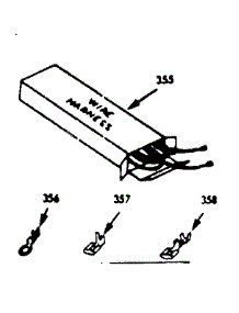 Wire Harnesses And Components parts for Kenmore Range 103.9337341 (1039337341, 103 9337341) from AppliancePartsPros.com