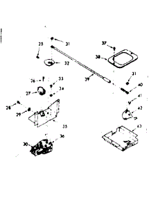 Power Lock Section parts for Kenmore Range 103.9337341 (1039337341, 103 9337341) from AppliancePartsPros.com