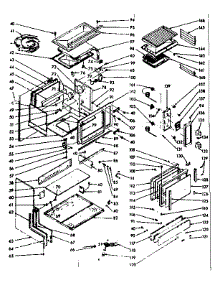 Upper Body Section parts for Kenmore Range 103.7806700 (1037806700, 103 7806700) from AppliancePartsPros.com
