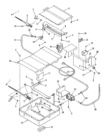 Broiler & Oven Burner Section parts for Kenmore Range 911.7398510 (9117398510, 911 7398510) from AppliancePartsPros.com
