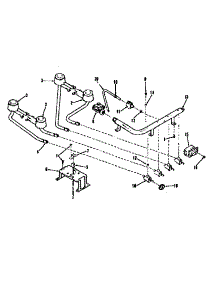 Top Burner parts for Kenmore Range 911.3658790 (9113658790, 911 3658790) from AppliancePartsPros.com