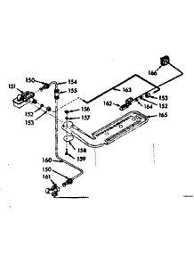 Upper Oven Burner Section parts for Kenmore Range 103.7707310 (1037707310, 103 7707310) from AppliancePartsPros.com