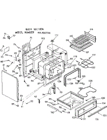 Body Section parts for Kenmore Range 911.9287710 (9119287710, 911 9287710) from AppliancePartsPros.com