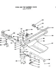 Oven And Top Burner Parts parts for Kenmore Range 119.7728310 (1197728310, 119 7728310) from AppliancePartsPros.com