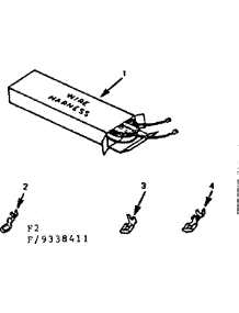 Wire Harnesses And Components parts for Kenmore Range 911.9388411 (9119388411, 911 9388411) from AppliancePartsPros.com