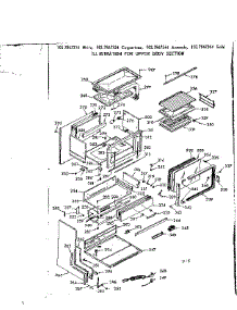Upper Body Section parts for Kenmore Range 103.7867364 (1037867364, 103 7867364) from AppliancePartsPros.com