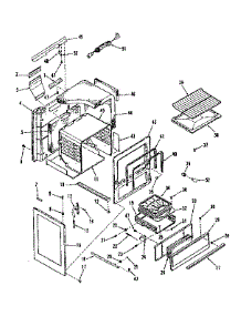 Body Section parts for Kenmore Range 911.7238710 (9117238710, 911 7238710) from AppliancePartsPros.com
