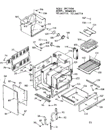 Body Section parts for Kenmore Range 103.6447710 (1036447710, 103 6447710) from AppliancePartsPros.com