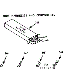 Wire Harness And Components parts for Kenmore Range 103.6447710 (1036447710, 103 6447710) from AppliancePartsPros.com