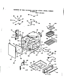 Body Section parts for Kenmore Range 911.9368114 (9119368114, 911 9368114) from AppliancePartsPros.com