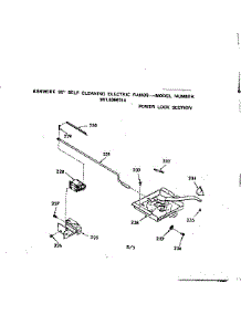 Power Lock Section parts for Kenmore Range 911.9368114 (9119368114, 911 9368114) from AppliancePartsPros.com