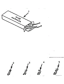 Wire Harnesses And Components parts for Kenmore Range 911.6878310 (9116878310, 911 6878310) from AppliancePartsPros.com