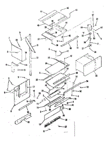 Upper Oven Pedestal Section parts for Kenmore Range 911.6878310 (9116878310, 911 6878310) from AppliancePartsPros.com