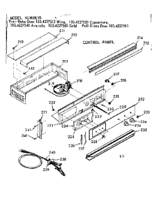 Control Panel parts for Kenmore Range 103.4227520 (1034227520, 103 4227520) from AppliancePartsPros.com