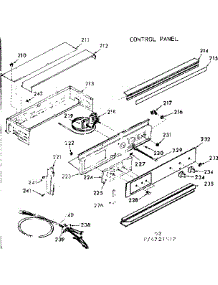 Control Panel parts for Kenmore Range 103.4227512 (1034227512, 103 4227512) from AppliancePartsPros.com