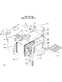 Body Section parts for Kenmore Range 119.7468210 (1197468210, 119 7468210) from AppliancePartsPros.com