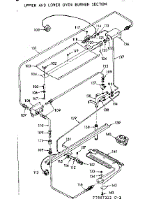 Upper & Lower Oven Burner Section parts for Kenmore Range 103.7867363 (1037867363, 103 7867363) from AppliancePartsPros.com
