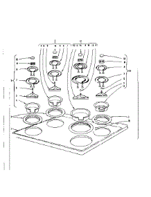 Cook Top Section parts for Kenmore Range 101.932610 (101932610, 101 932610) from AppliancePartsPros.com