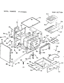 Body Section parts for Kenmore Range 911.9128010 (9119128010, 911 9128010) from AppliancePartsPros.com