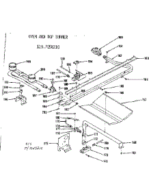 Oven And Top Burner Parts parts for Kenmore Range 119.7058210 (1197058210, 119 7058210) from AppliancePartsPros.com