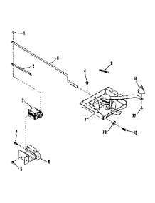 Power Lock Section parts for Kenmore Range 911.9388412 (9119388412, 911 9388412) from AppliancePartsPros.com