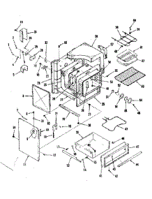 Body Section parts for Kenmore Range 911.9388412 (9119388412, 911 9388412) from AppliancePartsPros.com