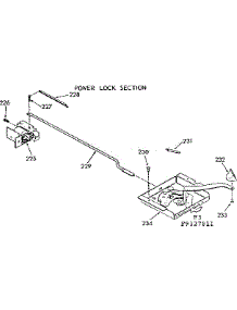 Power Lock Section parts for Kenmore Range 911.9337812 (9119337812, 911 9337812) from AppliancePartsPros.com