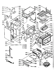 Body Section parts for Kenmore Range 103.7177043 (1037177043, 103 7177043) from AppliancePartsPros.com
