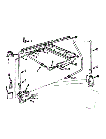 Burner Section parts for Kenmore Range 103.3056581 (1033056581, 103 3056581) from AppliancePartsPros.com