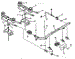 Illustration And Parts List For Top Burner Section