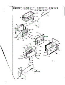 Upper Body Section parts for Kenmore Range 103.7807410 (1037807410, 103 7807410) from AppliancePartsPros.com