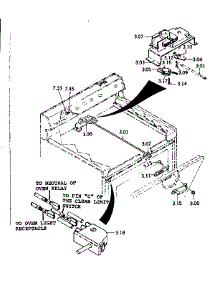 Door Latch System parts for Kenmore Range 118.9367100 (1189367100, 118 9367100) from AppliancePartsPros.com